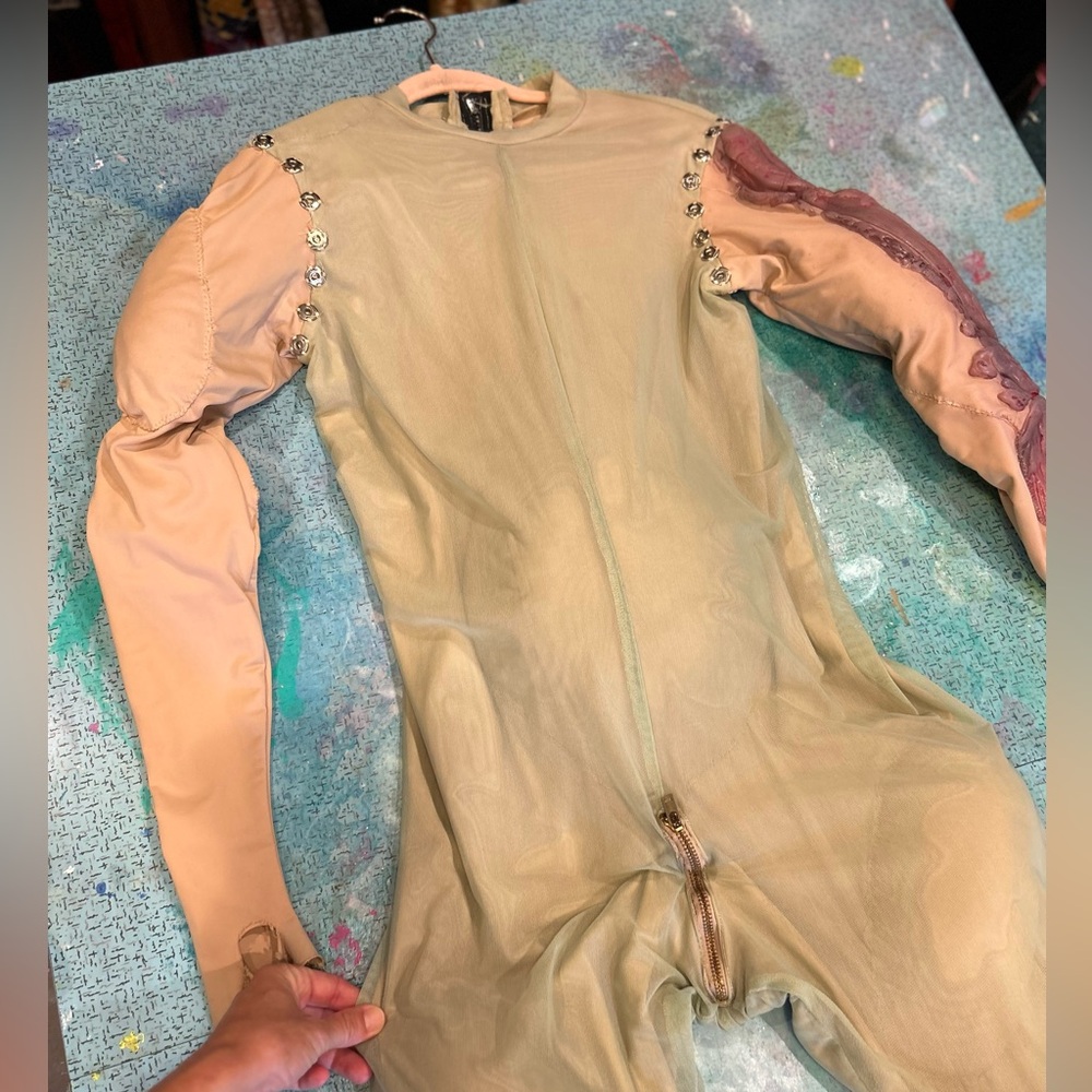 Halloween Anatomy Scary Body Suit - Picture 4 of 11